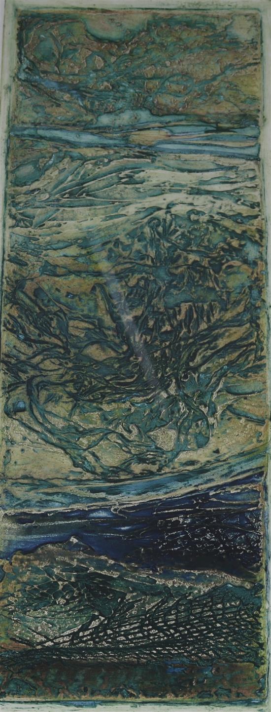 Brenda Hartill Variations on River Flood IX 64 x 23cm